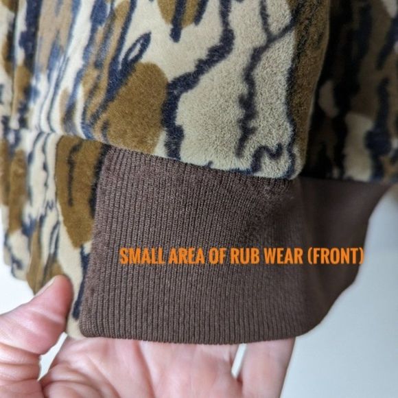 Vintage Carhartt Mossy Oak Bottomland Hush Hide Velvet Camo Jacket USA Made - Picture 5 of 14